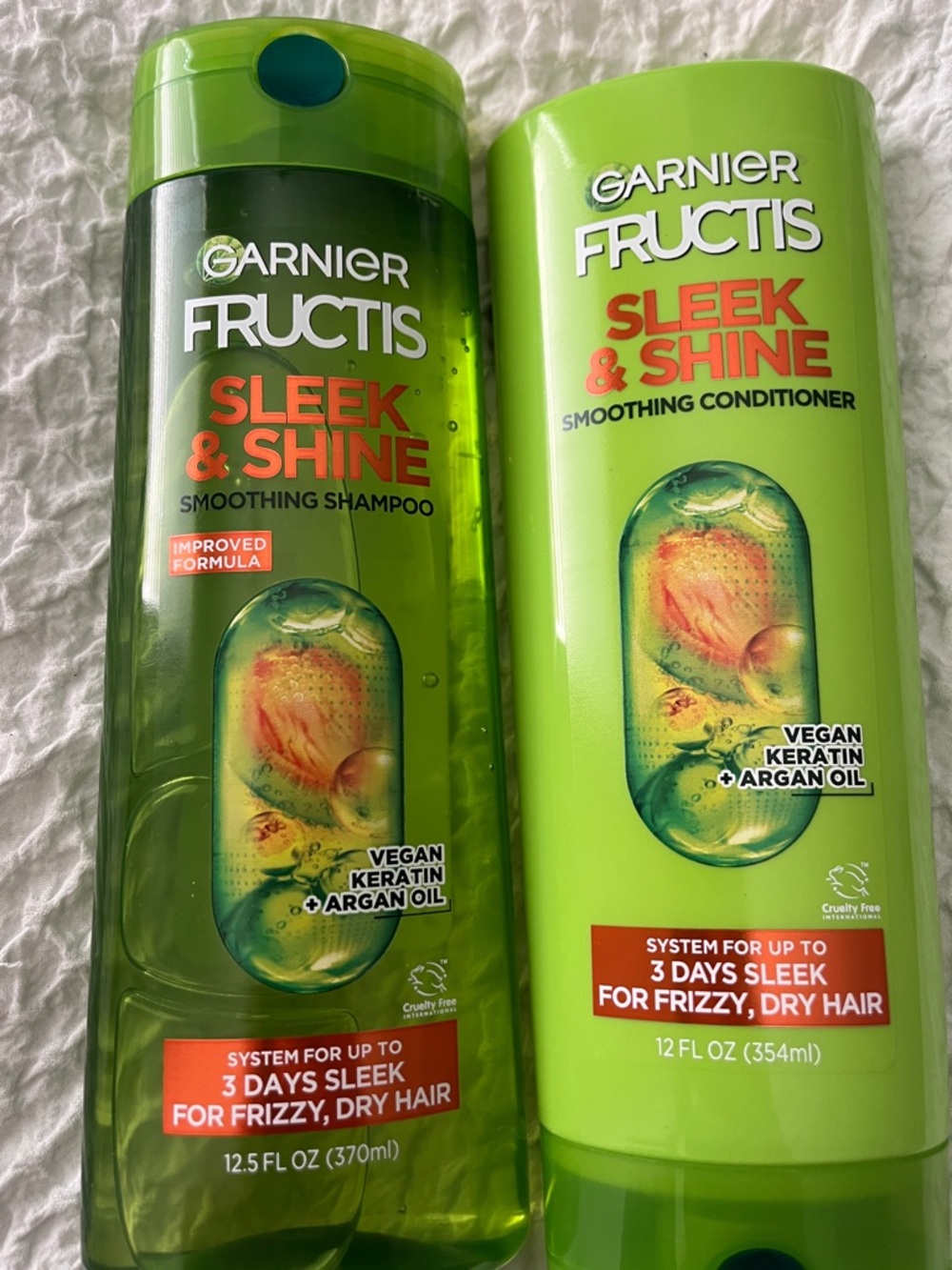 NWT Garnier Fructis Sleek and Shine Shampoo and Conditioner - Picture 4 of 8